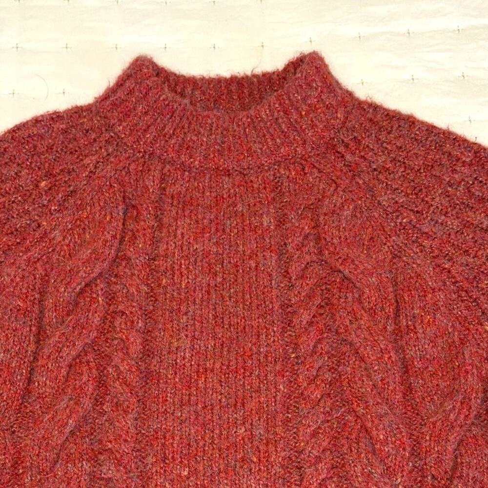 Universal Thread Rust Textured Pullover Sweater X… - image 2